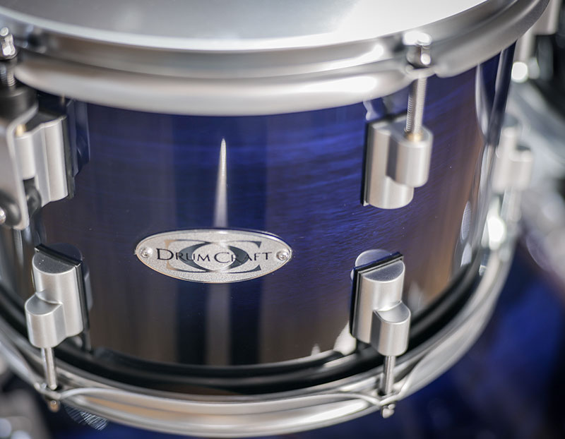 DrumCraft Series 6 Limited Black to Vivid Blue Fade Color